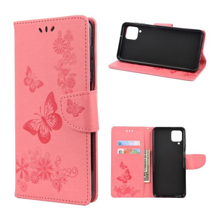 Bild 1, Samsung Galaxy A12 - Fodral Med Tryck - Rosa