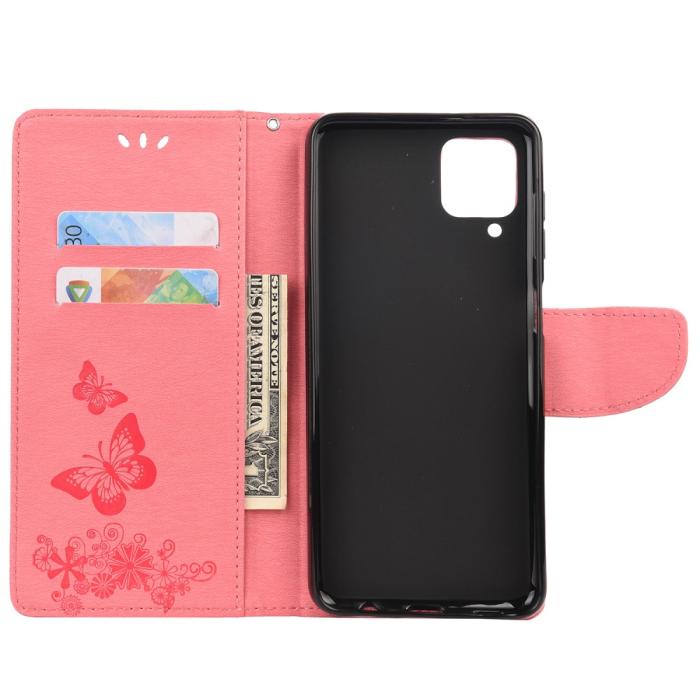 Bild 4, Samsung Galaxy A12 - Fodral Med Tryck - Rosa