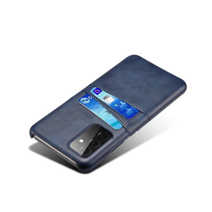 Bild 4, Samsung Galaxy A72 - KSQ Skal Med Kortfack - Blå
