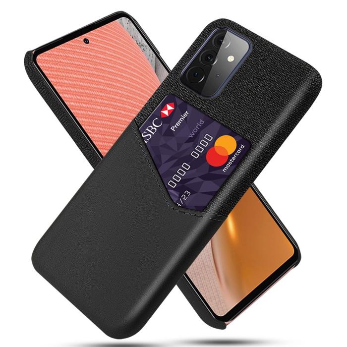 Bild 1, Samsung Galaxy A72 - KSQ Skal Med Kortfack - Svart