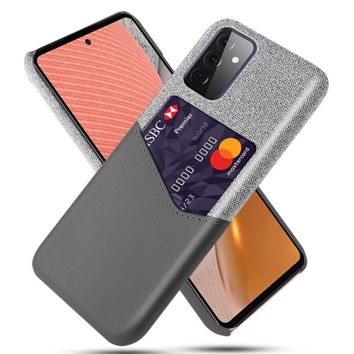 Bild 1, Samsung Galaxy A72 - KSQ Skal Med Kortfack - Grå