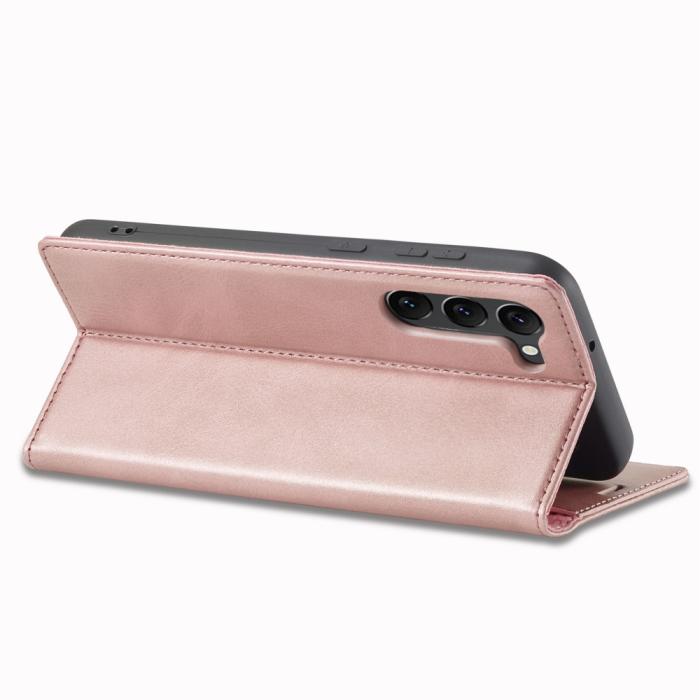 Bild 4, LC.IMEEKE Samsung Galaxy S23 Fodral Flip Läder Roséguld