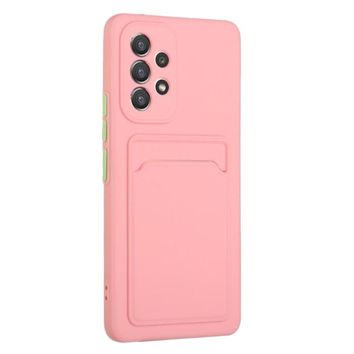 Bild 3, Samsung Galaxy A53 5G Skal TPU Kortfack Rosa