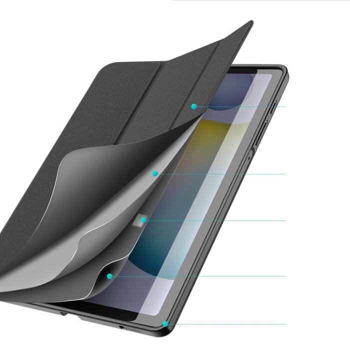 Bild 4, DUX DUCIS Samsung Galaxy Tab S6 Lite Fodral DOMO Svart
