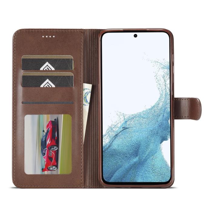 Bild 2, LC.IMEEKE Samsung Galaxy A34 5G Fodral Läder Brun