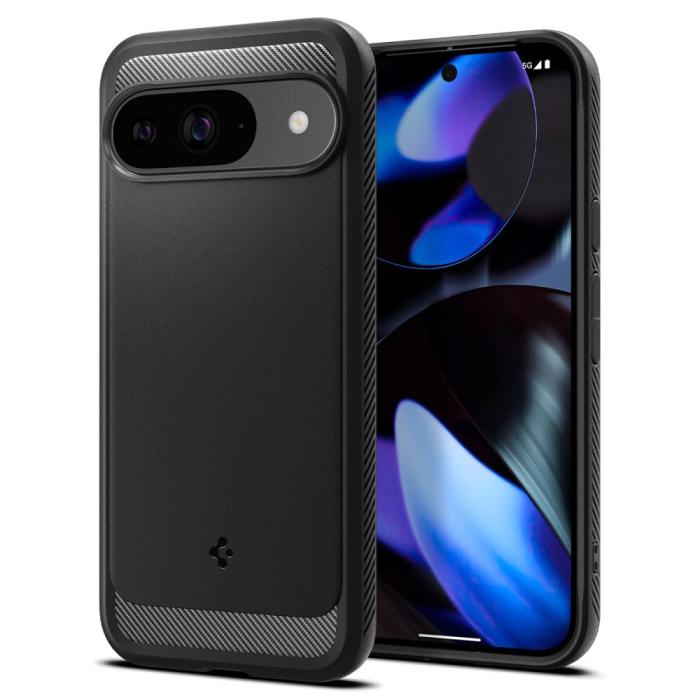 Bild 1, Spigen Google Pixel 9/9 Pro Skal Rugged Armor Matt Svart