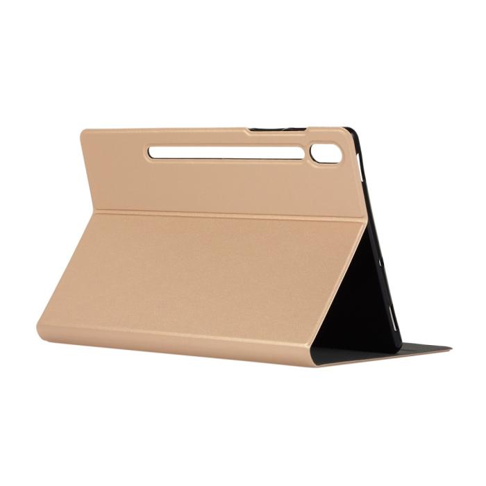 Bild 6, Samsung Galaxy Tab S7 Plus / Tab S8 Plus Fodral Case Stand Guld