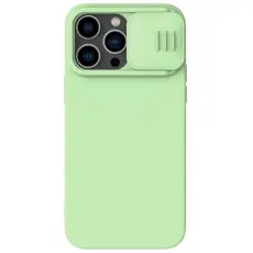 NILLKIN iPhone 14 Pro Skal CamShield Silky Liquid Gr&ouml;n
