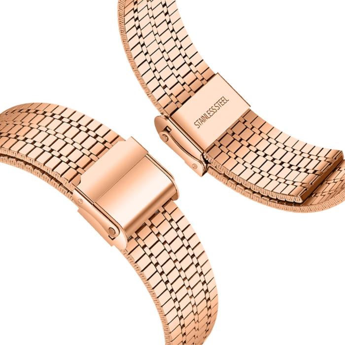 Bild 3, Google Pixel Watch / Watch 2 Metallarmband Roséguld