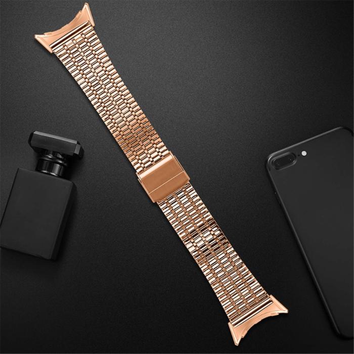 Bild 4, Google Pixel Watch / Watch 2 Metallarmband Roséguld
