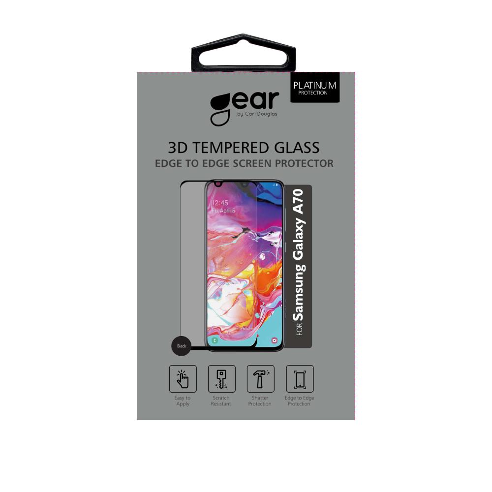 GEAR Samsung Galaxy A70 Skärmskydd 3D Heltäckande