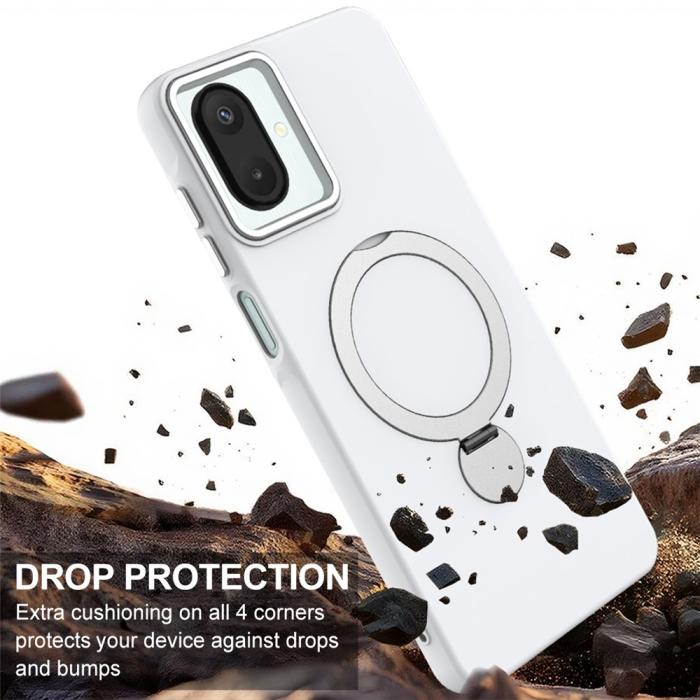 Bild 4, Samsung Galaxy A07 Skal MagSafe Kickstand Hybrid Vit