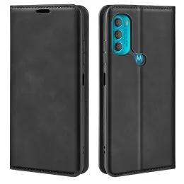 Motorola Moto G71 Fodral Flip Svart