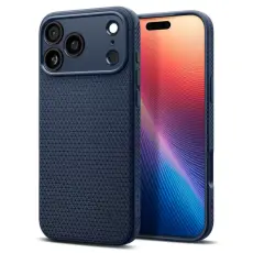 Spigen iPhone 17 Pro Max Skal Liquid Air Navy Blue