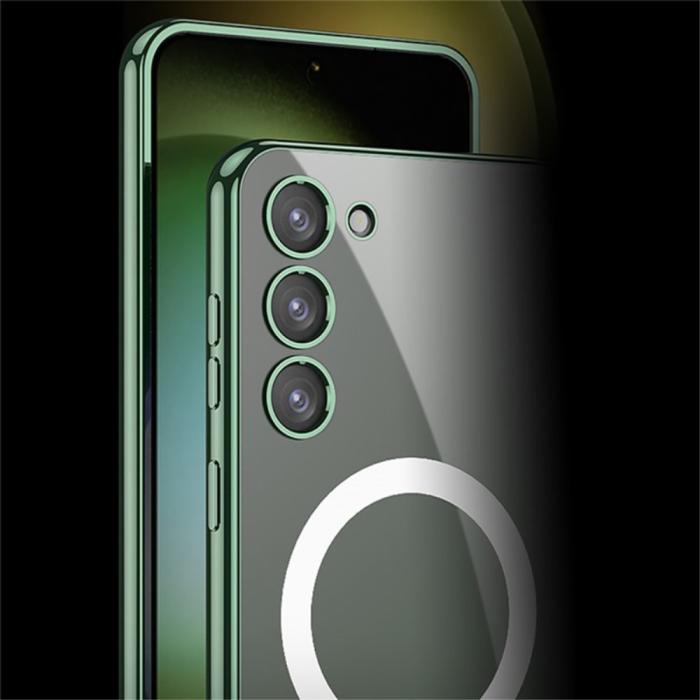 Bild 4, GKK Galaxy S24 Plus Skal MagSafe Electroplate Midnight Green