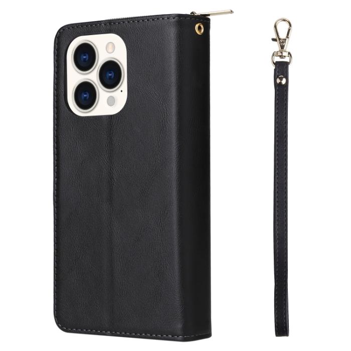 Bild 3, iPhone 14 Pro Fodral 9-Kort Multifunktionell Svart