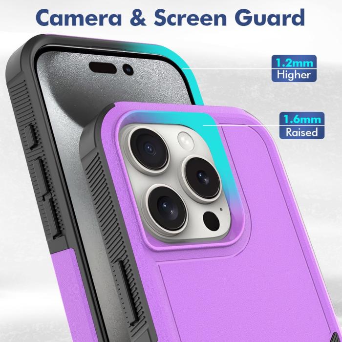 Bild 4, iPhone 16 Pro Skal Extreme Shockproof Lila