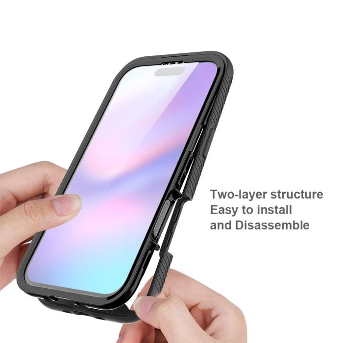 Bild 4, iPhone Air Skal 360 Hybrid Defense Svart