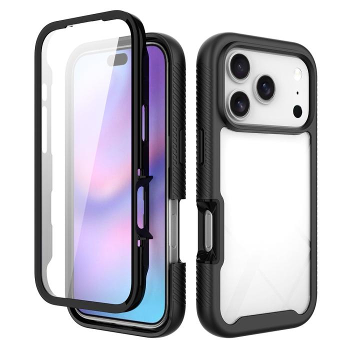 Bild 2, iPhone 17 Pro Skal 360 Hybrid Defense Svart