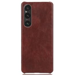 Sony Xperia 1 V Skal Slim Läder Brun