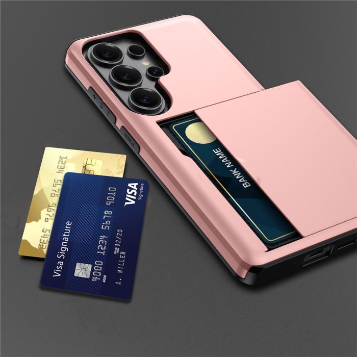 Bild 6, Samsung Galaxy S26 Ultra Skal Hybrid Med Kortfack Rosa