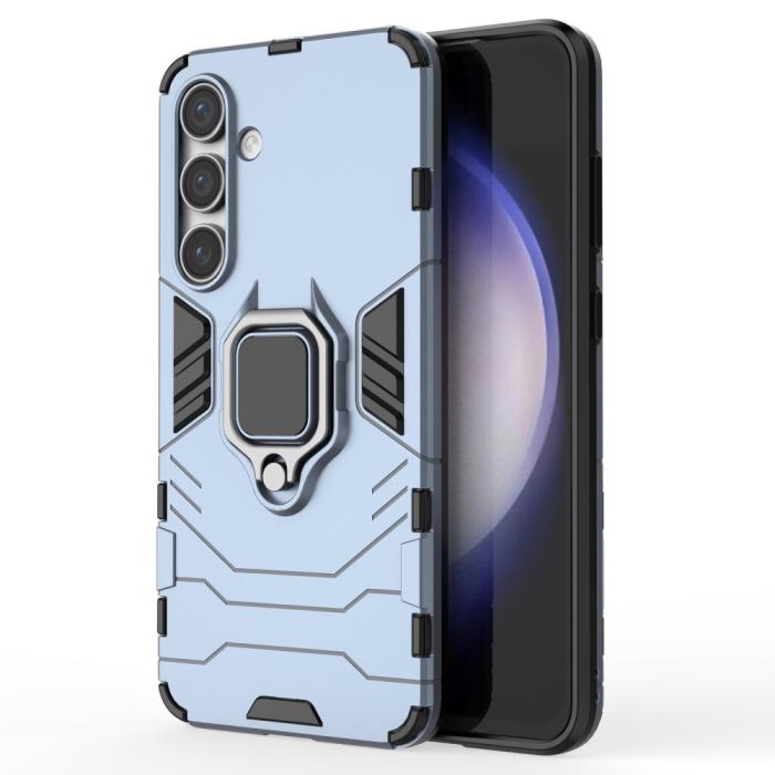 Bild 1, Samsung Galaxy S24 FE Skal Hybrid Armor Ring Blå