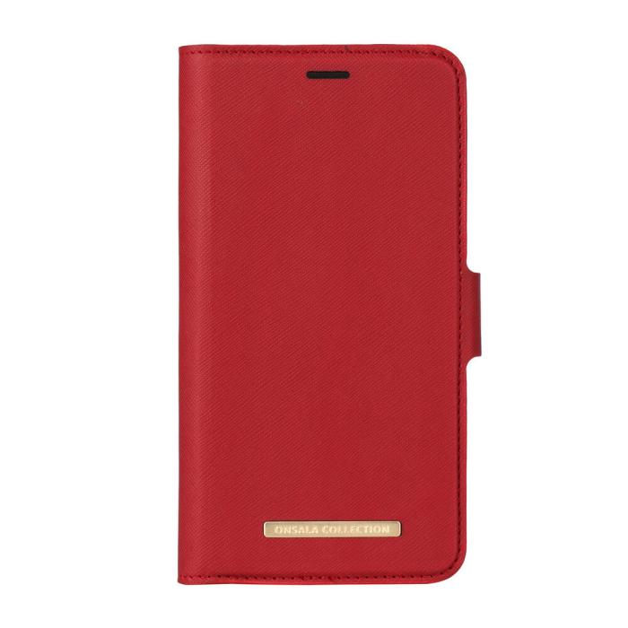 Bild 1, ONSALA iPhone X / XS 2in1 Magnet Fodral / Skal Saffiano Red