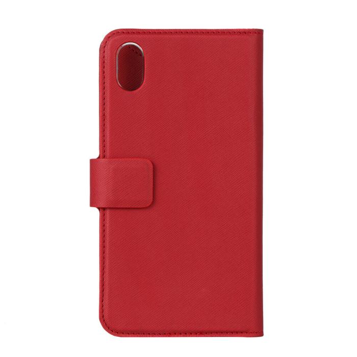 Bild 4, ONSALA iPhone X / XS 2in1 Magnet Fodral / Skal Saffiano Red