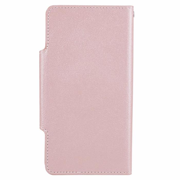 Bild 8, iPhone 13 - 2in1 Läder Magnet Fodral / Skal - Roséguld