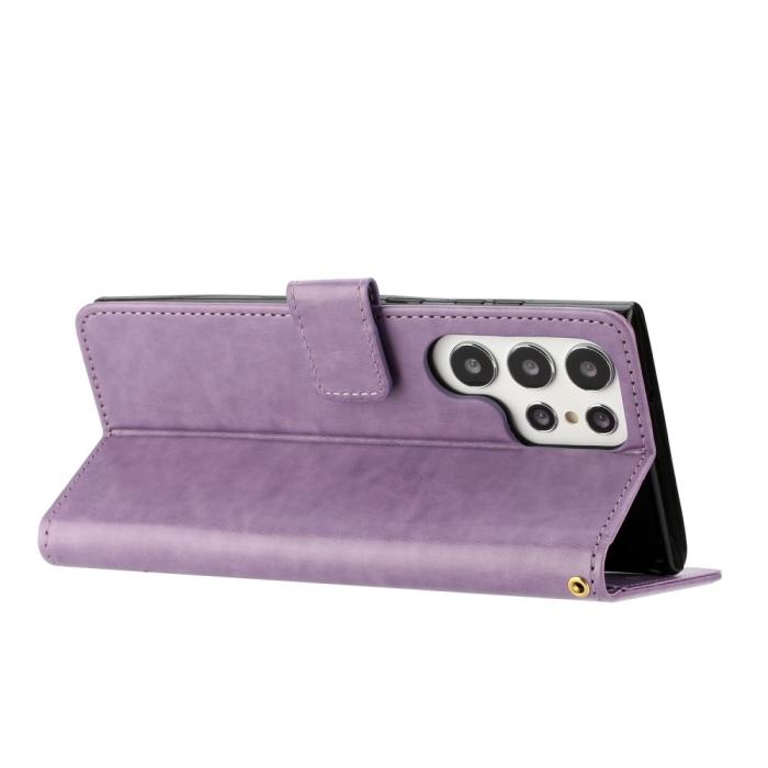 Bild 4, Samsung Galaxy S23 Ultra Fodral Med Tryck Ljus Lila