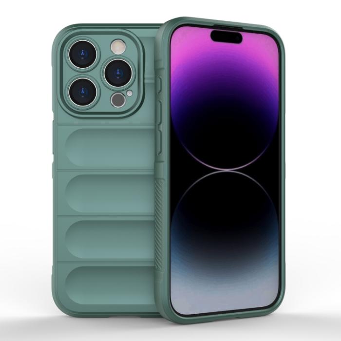 Bild 1, iPhone 15 Pro Skal Magic Shield Mörk Grön