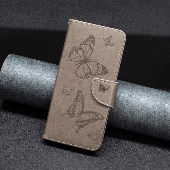 Bild 5, Xiaomi Redmi 10 5G Fodral Butterfly Grå