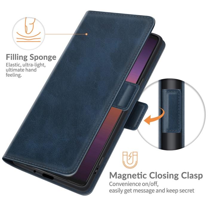 Bild 6, Sony Xperia 1 III - Fodral Med Magnetisk Stängning - Blå
