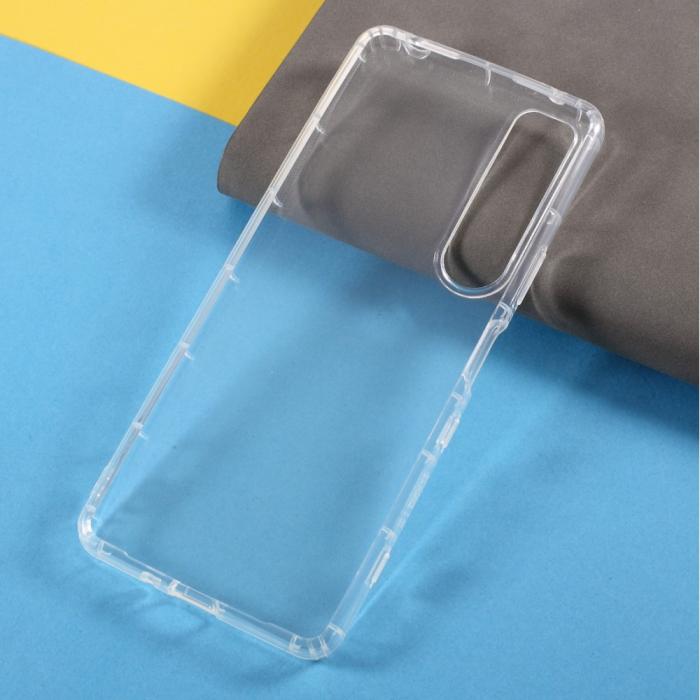Bild 5, Sony Xperia 1 III - Transparent Shockproof TPU Skal