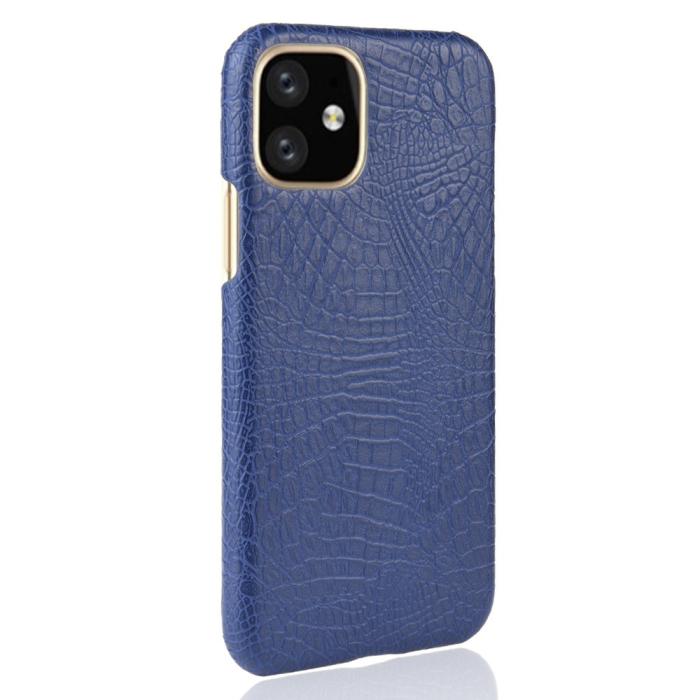 Bild 3, iPhone 11 - Krokodil Skal - Mörk Blå