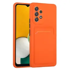 Samsung Galaxy A53 5G Skal TPU Kortfack Orange