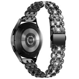 Galaxy Watch FE 40 mm Armband Metall Bling Svart