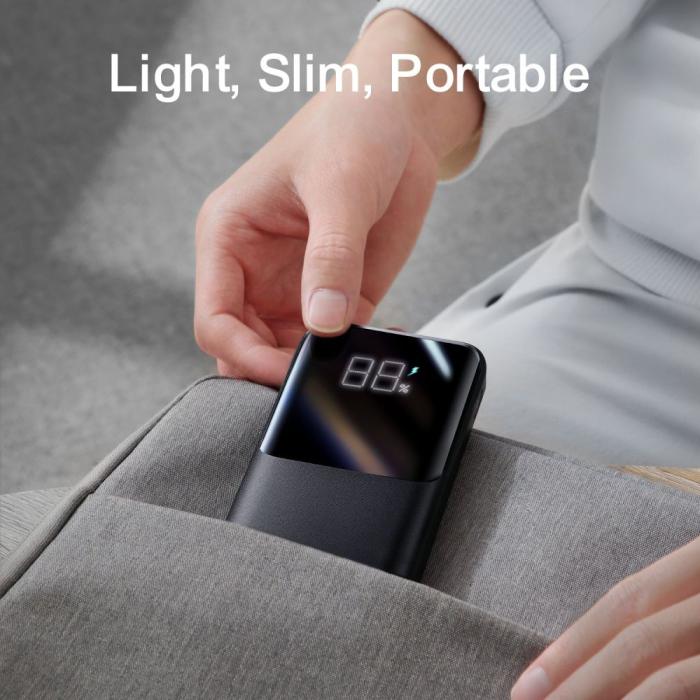 Bild 4, Joyroom 10000 mAh Power Bank 22.5W PD QC Svart