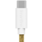 Smartline 2m 3A USB-C Fuzzy Laddningskabel Sand