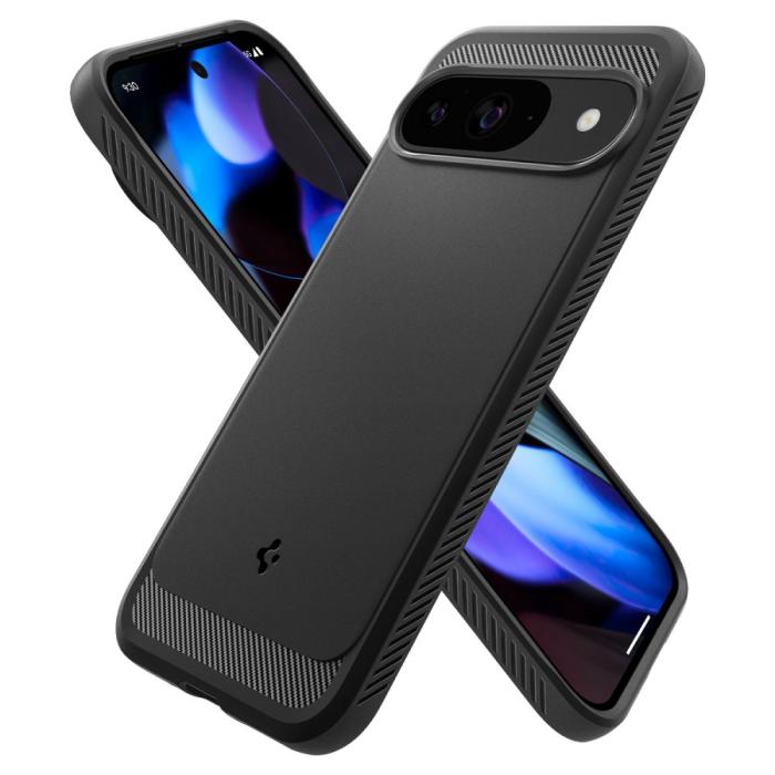 Bild 6, Spigen Google Pixel 9/9 Pro Skal Rugged Armor Matt Svart