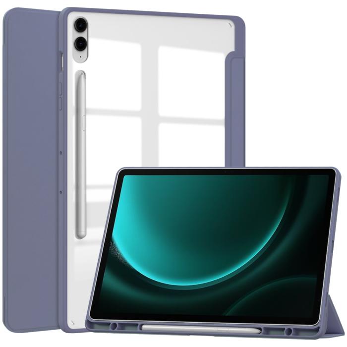 Bild 1, Galaxy Tab S9 FE Plus Fodral Hybrid Pennhållare Lila