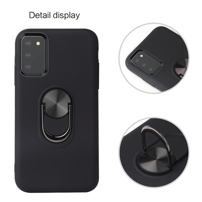 Bild 4, Samsung Galaxy A03s Skal Hybrid Ring Vinröd