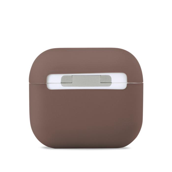 Bild 2, holdit AirPods 3 Skal Silikon Nygård Dark Brown