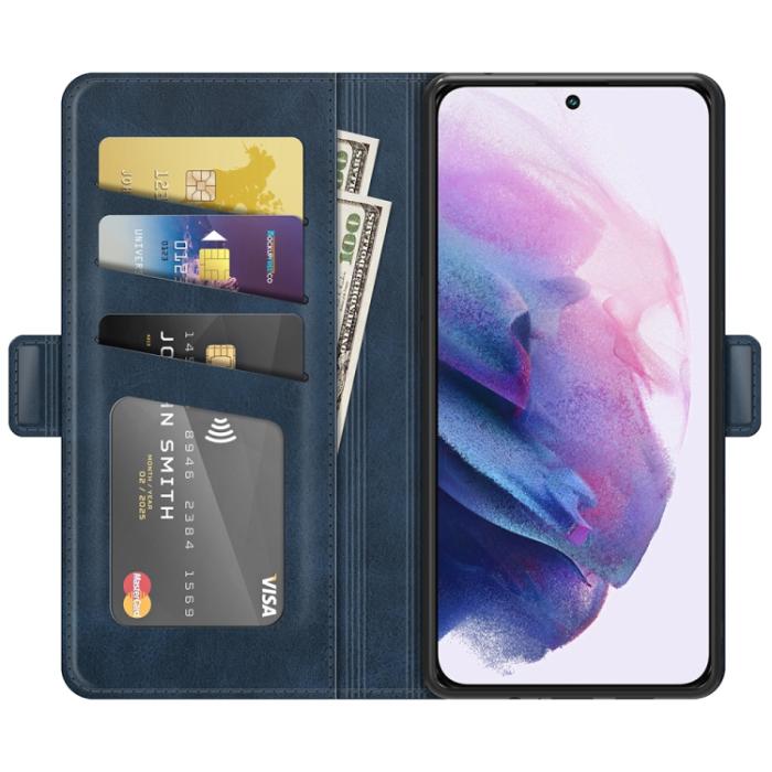 Bild 3, Samsung Galaxy S22 Fodral Magnetisk Stängning Blå
