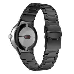 Lyxigt Metallarmband Google Pixel Watch / Watch 2 Svart