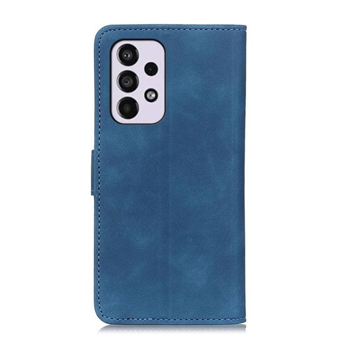 Bild 3, KHAZNEH Samsung Galaxy A33 5G Fodral Retro Blå