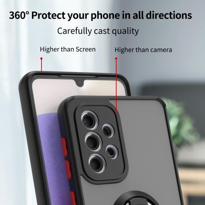 Bild 4, Samsung Galaxy A33 5G Skal Hybrid Ring Gul