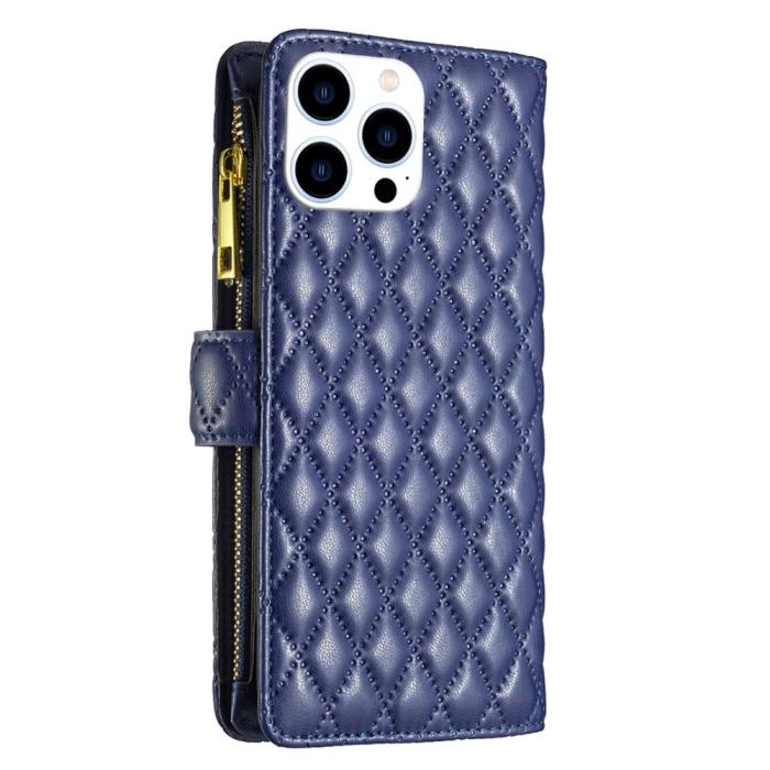 Bild 6, iPhone 16 Pro Fodral Diamond Multifunktionell Blå