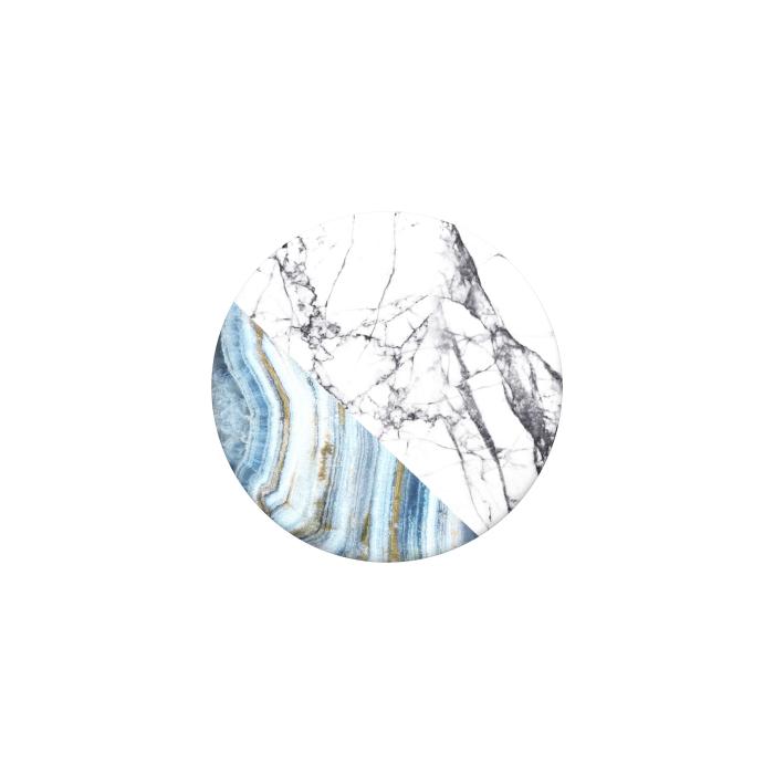Bild 1, PopSockets Avtagbart Grip med Ställfunktion Aegean Marble