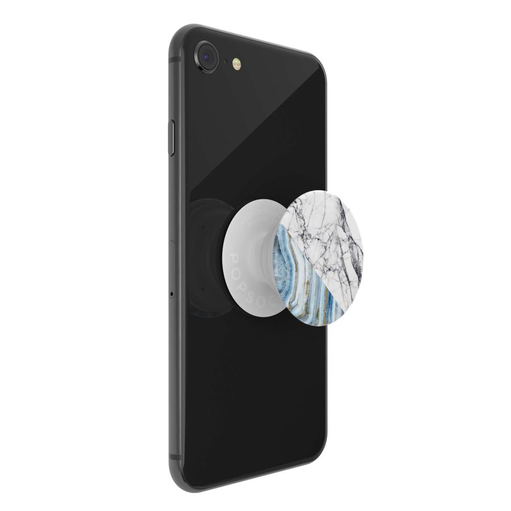 PopSockets Avtagbart Grip med Ställfunktion Aegean Marble